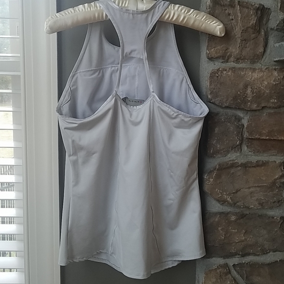 Athleta Silver Tank Top Size Small - Picture 4 of 6